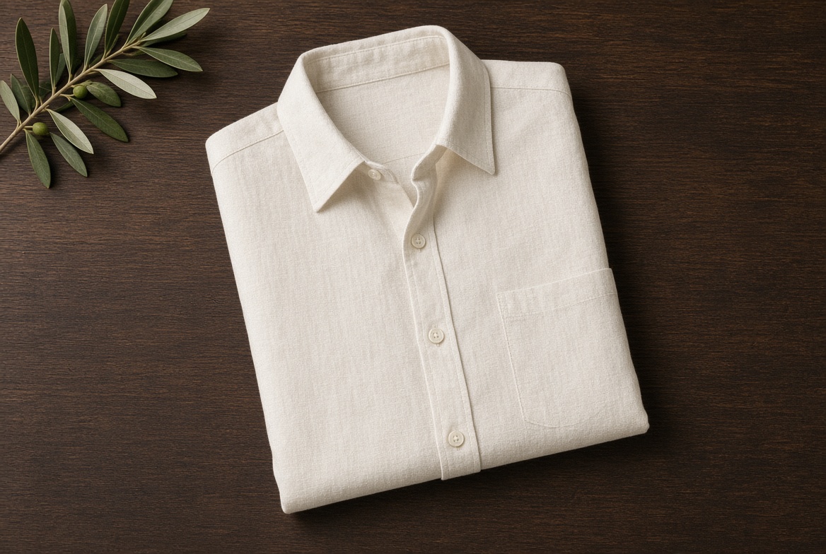 Ivory linen shirt